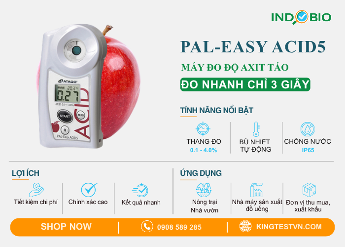 Chi tiết máy test acid PAL-Easy ACID5